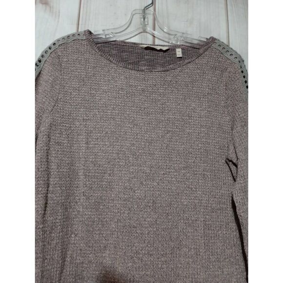 Soft Surroundings Sweater Ladies Medium Petite Lavender Light Weight - Picture 3 of 7